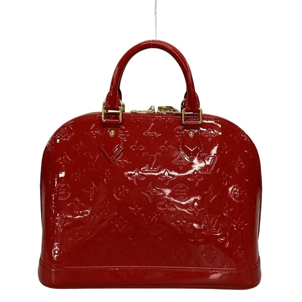 LOUIS VUITTON Alma PM Rose Indian Monogram Vernis -Handbag 873-043025 - Picture 2 of 14